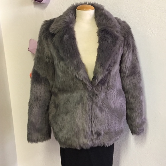 Forever 21 Faux Fur Jacket, S - Picture 1 of 6